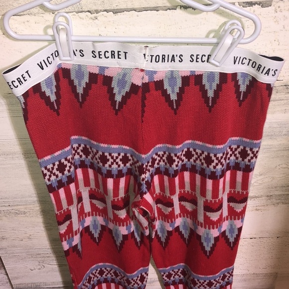 Victoria’s Secret Womens sleep in lounge wear leggings Aztec print size small - Picture 7 of 8